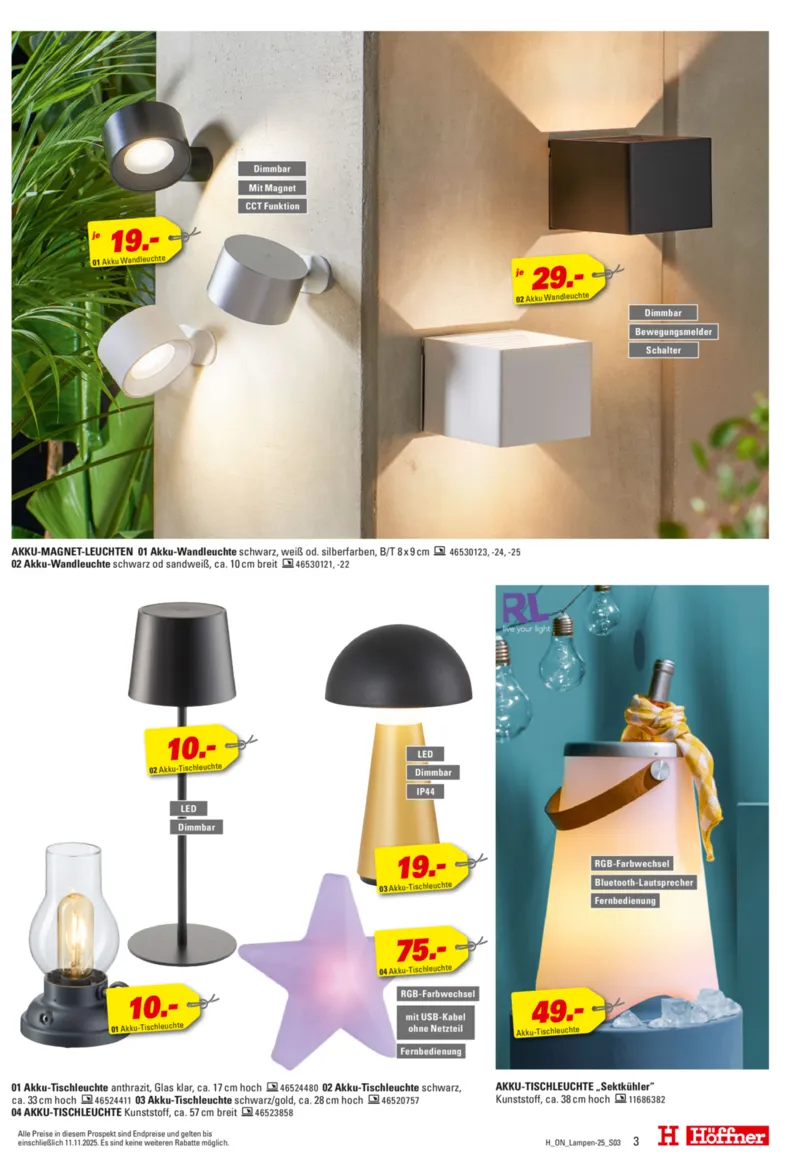 Höffner Prospekt vom 29.10.2025, Seite 3 Höffner Prospekt vom 29.10.2025, Seite 3