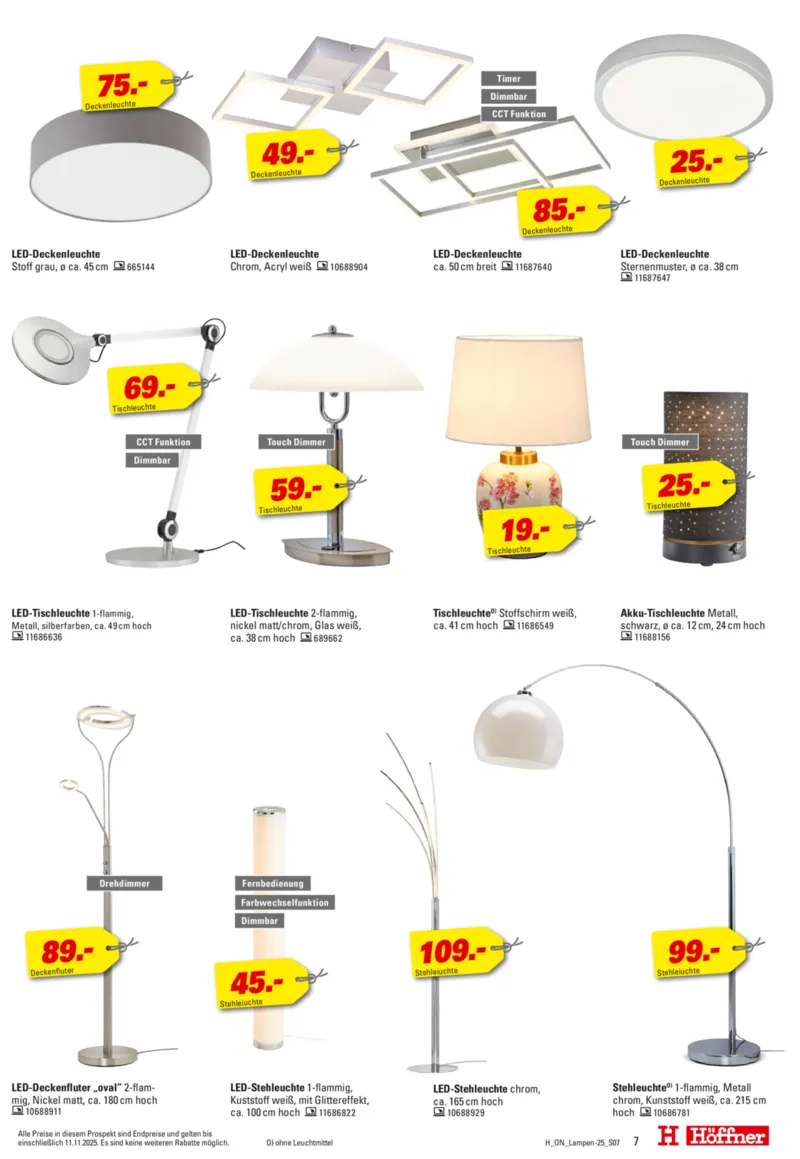 Höffner Prospekt vom 29.10.2025, Seite 7 Höffner Prospekt vom 29.10.2025, Seite 7