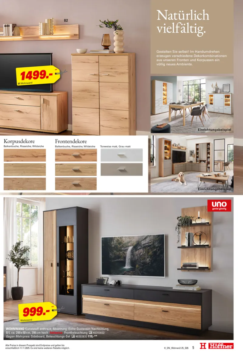 Höffner Prospekt vom 29.10.2025, Seite 5 Höffner Prospekt vom 29.10.2025, Seite 5