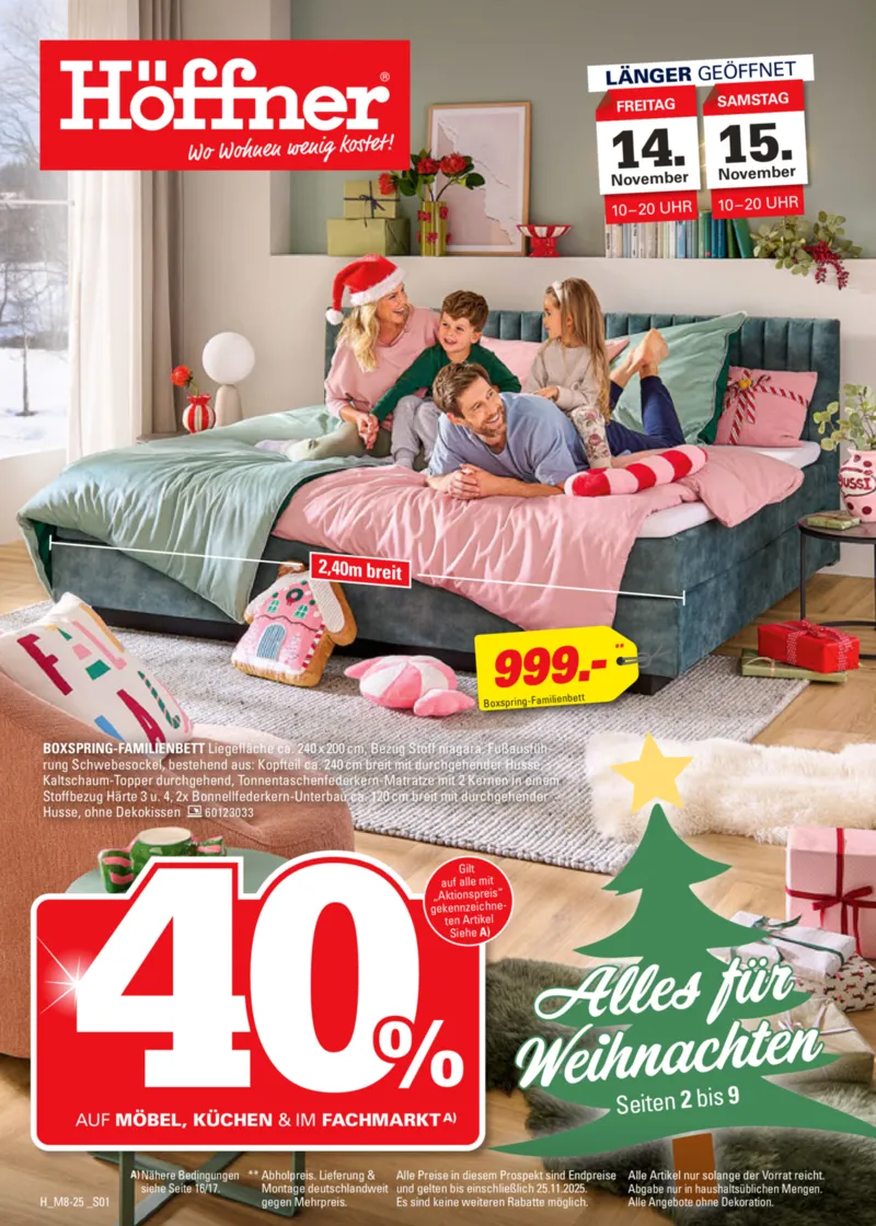 Höffner Prospekt vom 12.11.2025, Seite 1