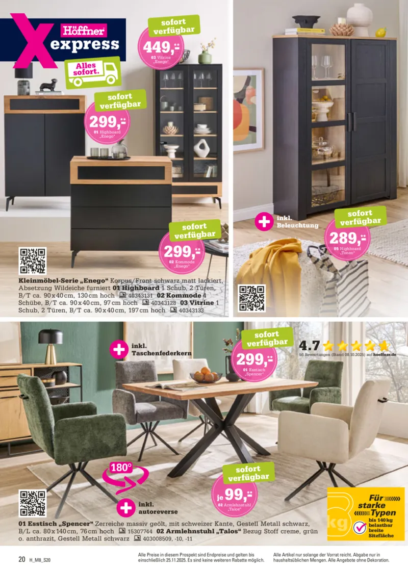 Höffner Prospekt vom 12.11.2025, Seite 20