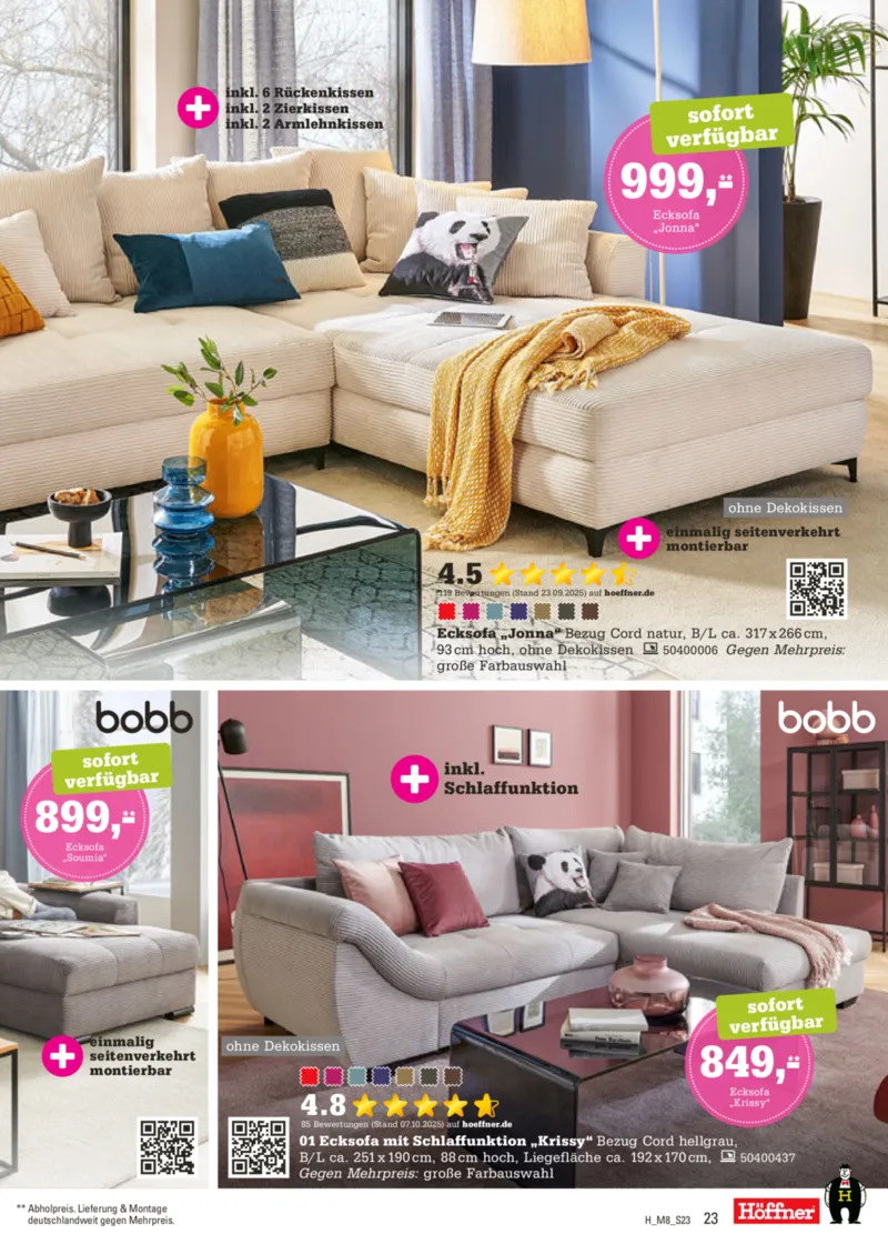 Höffner Prospekt vom 12.11.2025, Seite 23