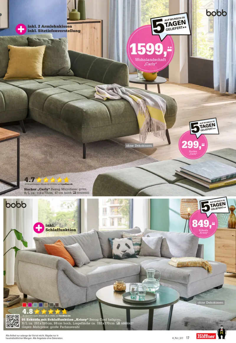 Höffner Prospekt vom 24.12.2025, Seite 17