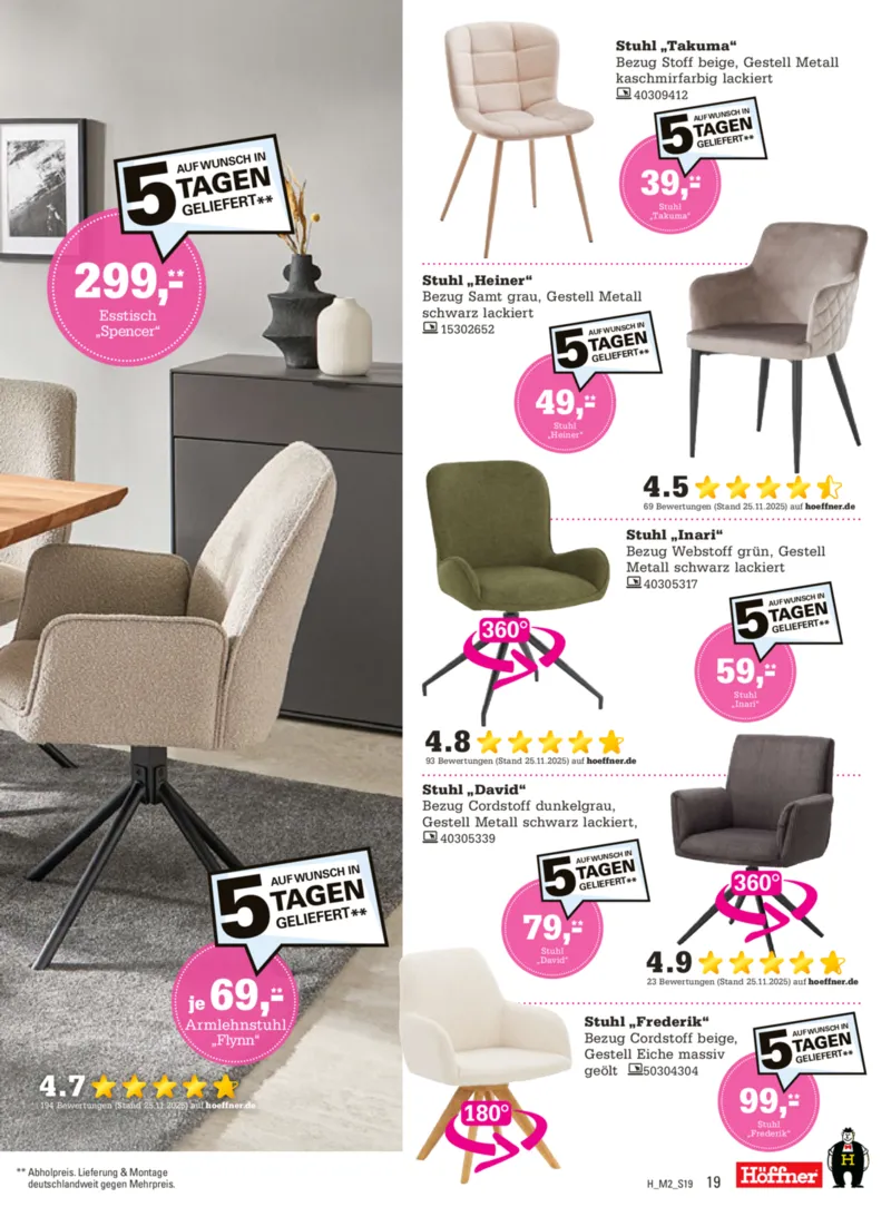 Höffner Prospekt vom 11.02.2026, Seite 19