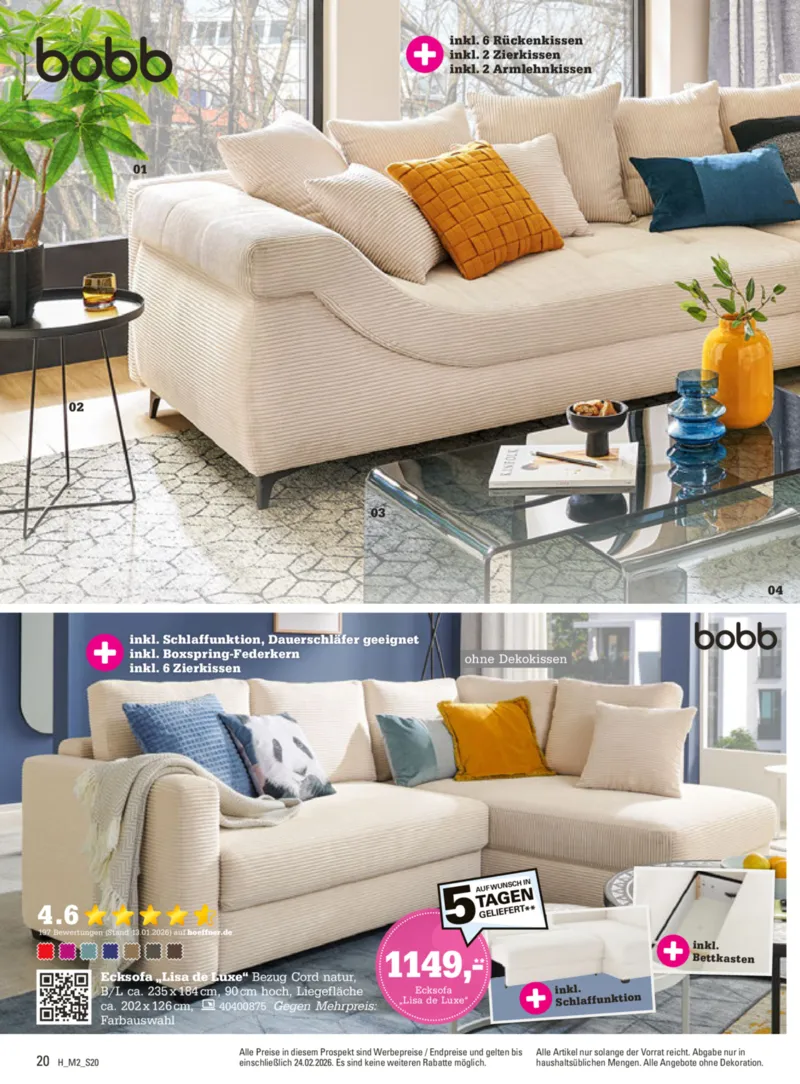 Höffner Prospekt vom 11.02.2026, Seite 20