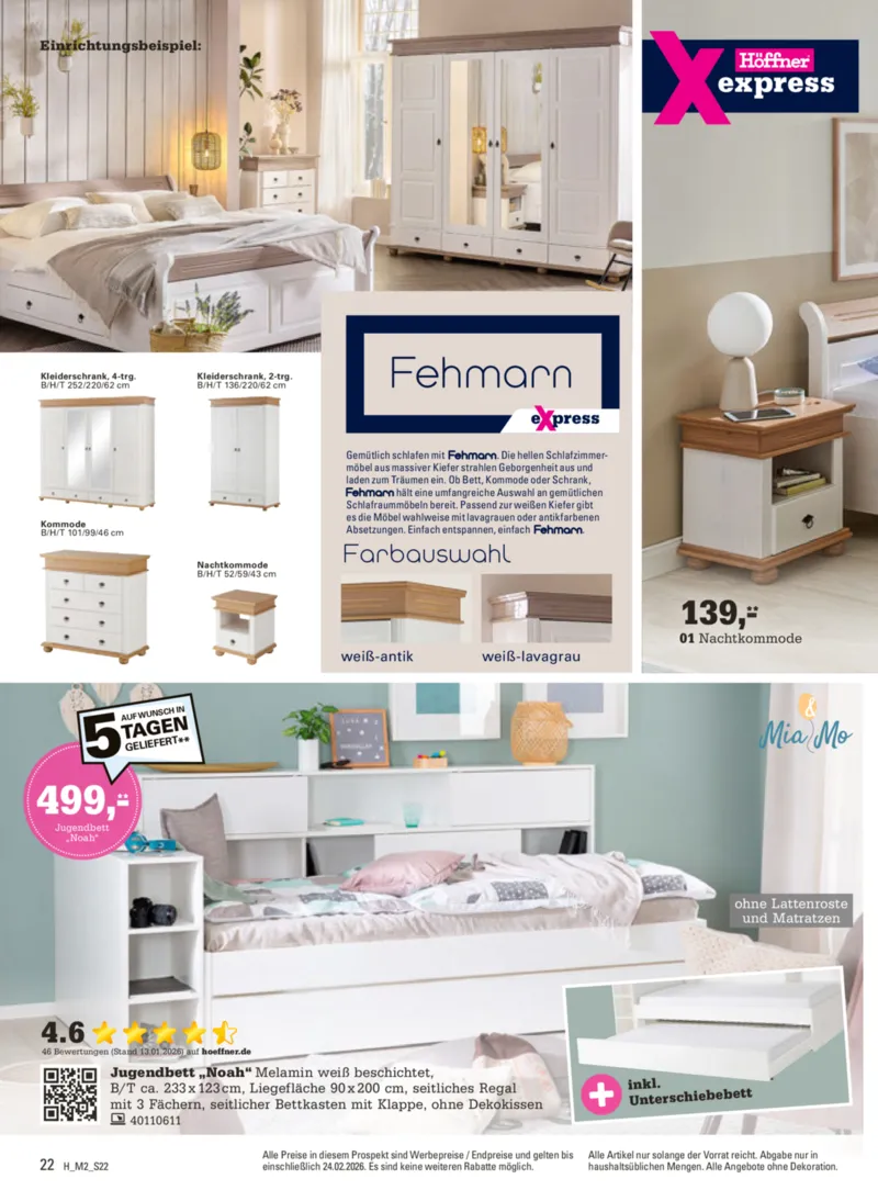 Höffner Prospekt vom 11.02.2026, Seite 22