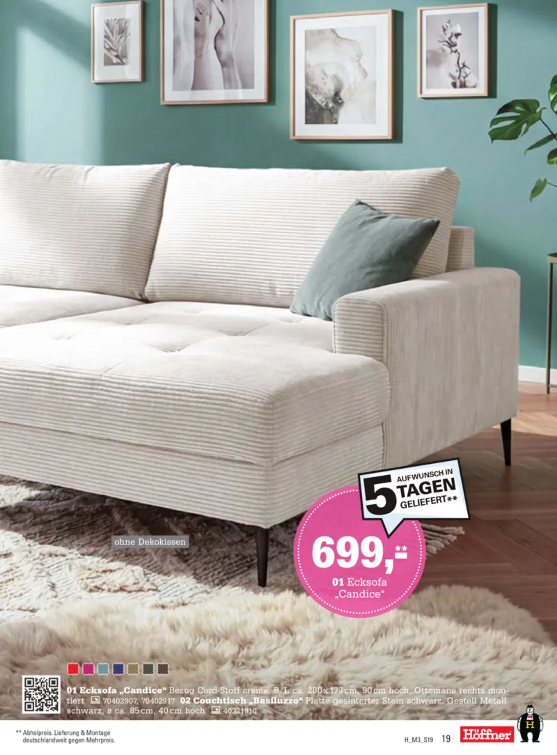 Höffner Prospekt vom 11.03.2026, Seite 19
