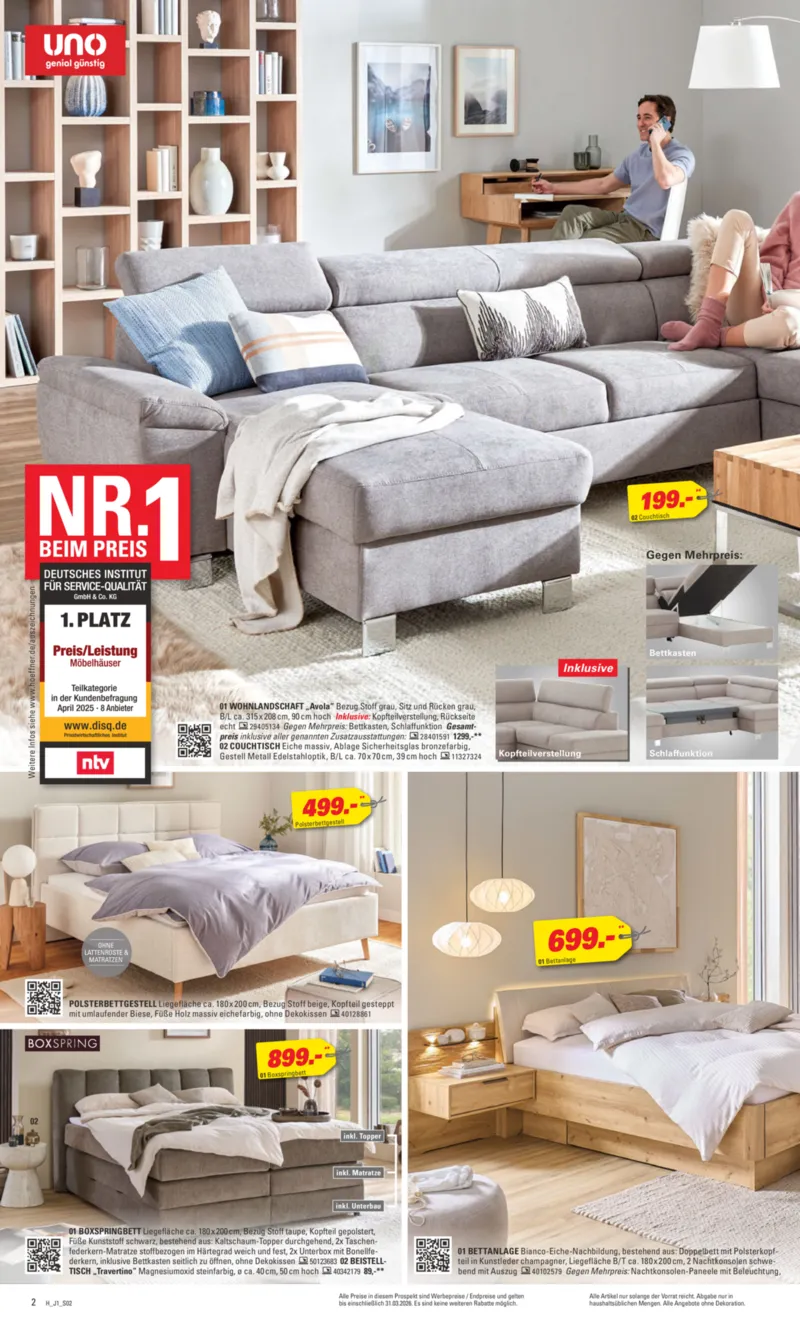 Höffner Prospekt vom 25.03.2026, Seite 2