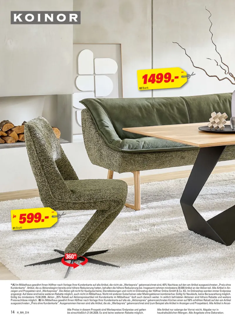 Höffner Prospekt vom 08.04.2026, Seite 14