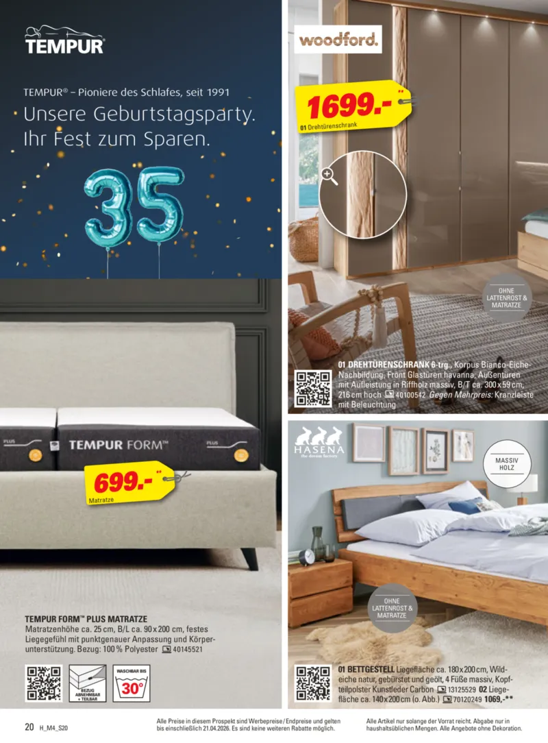 Höffner Prospekt vom 08.04.2026, Seite 20