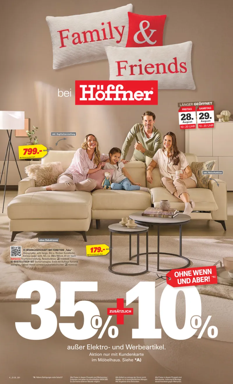 Höffner Prospekt vom 26.08.2026, Seite 1