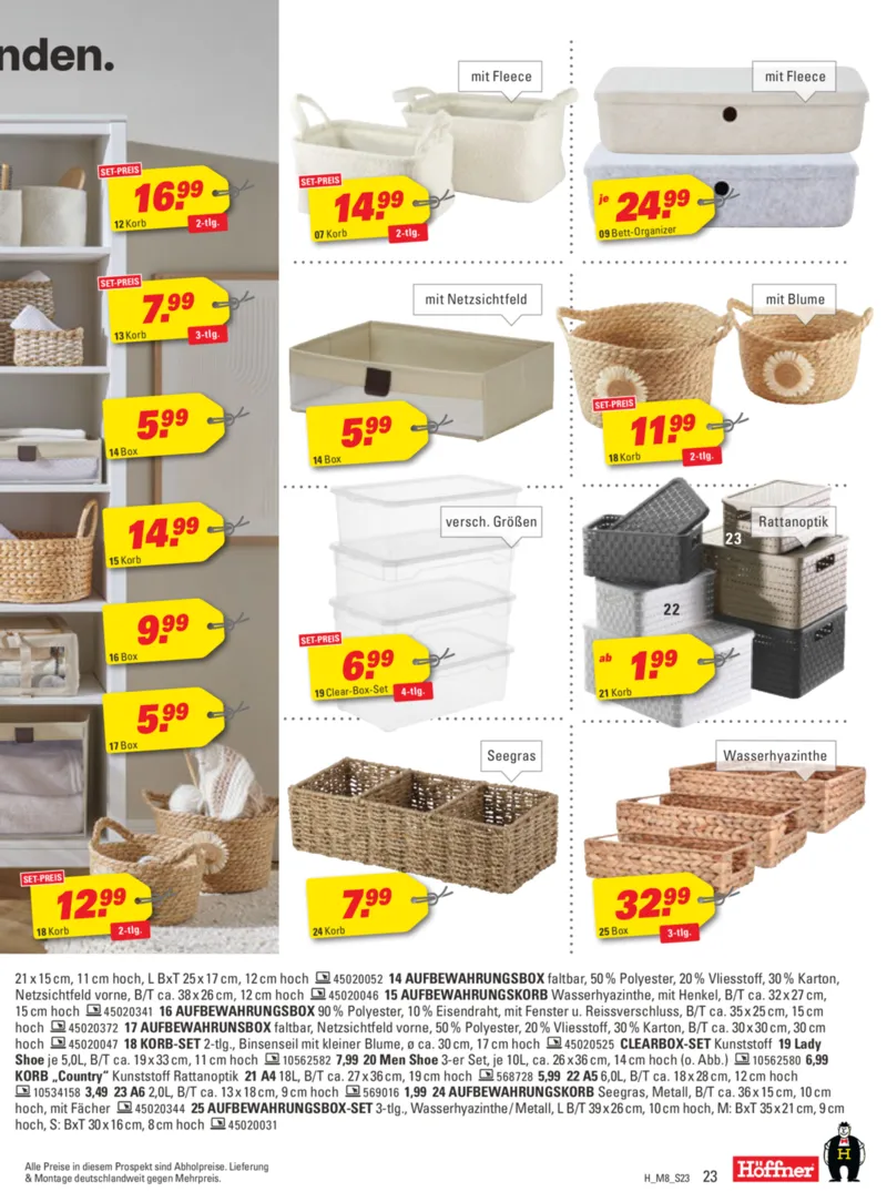 Höffner Prospekt vom 09.09.2026, Seite 23