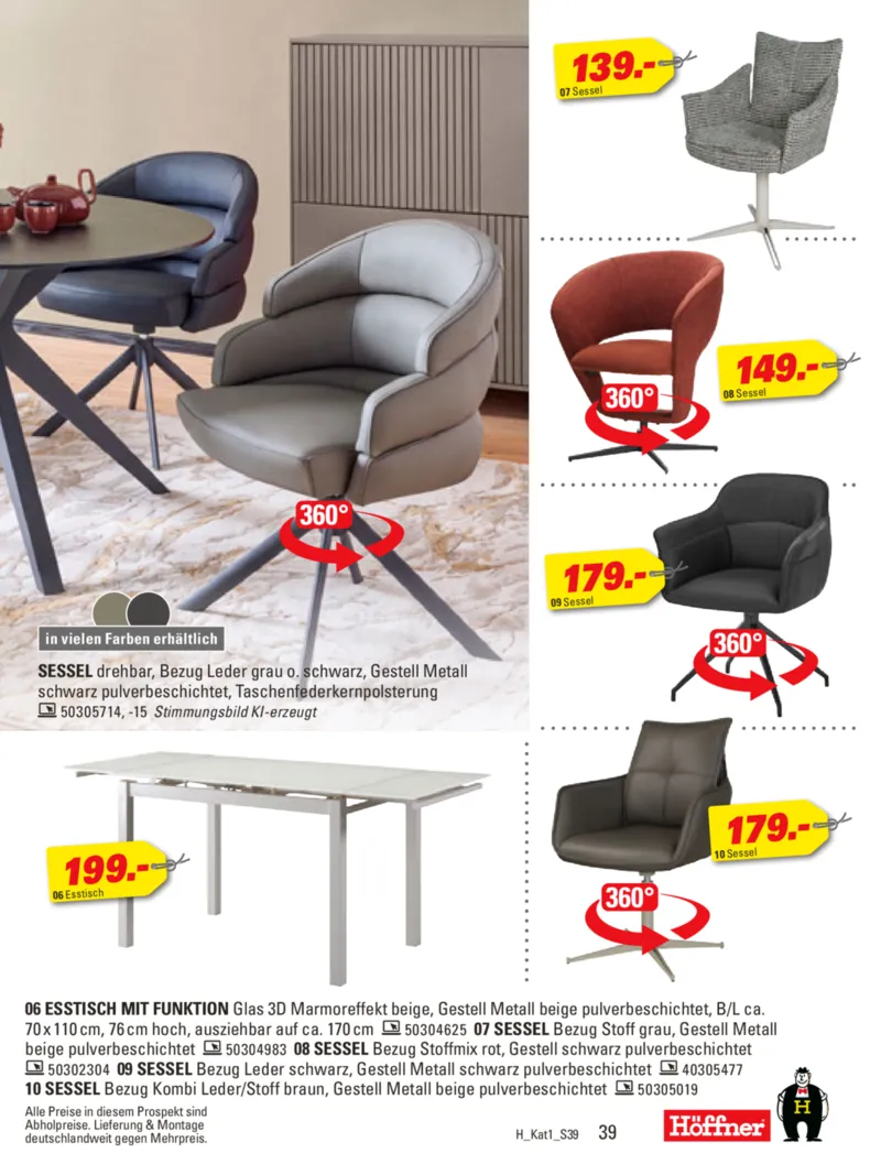 Höffner Prospekt vom 30.09.2026, Seite 39