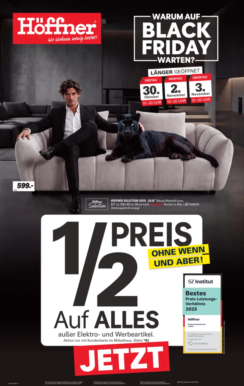 Höffner Prospekt vom 28.10.2026, Seite 1