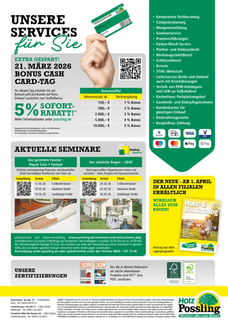 Holz Possling Prospekt vom 16.03.2026, Seite 8