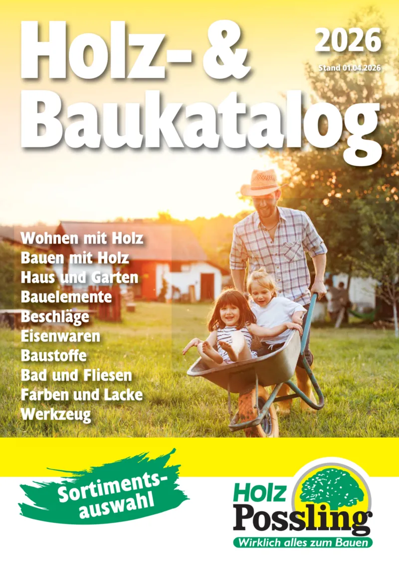 Holz Possling Prospekt vom 01.04.2026, Seite 1