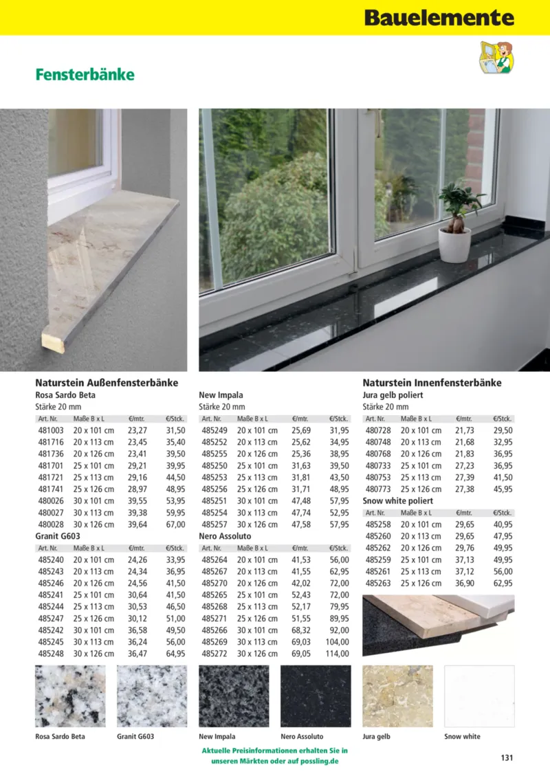 Holz Possling Prospekt vom 01.04.2026, Seite 131
