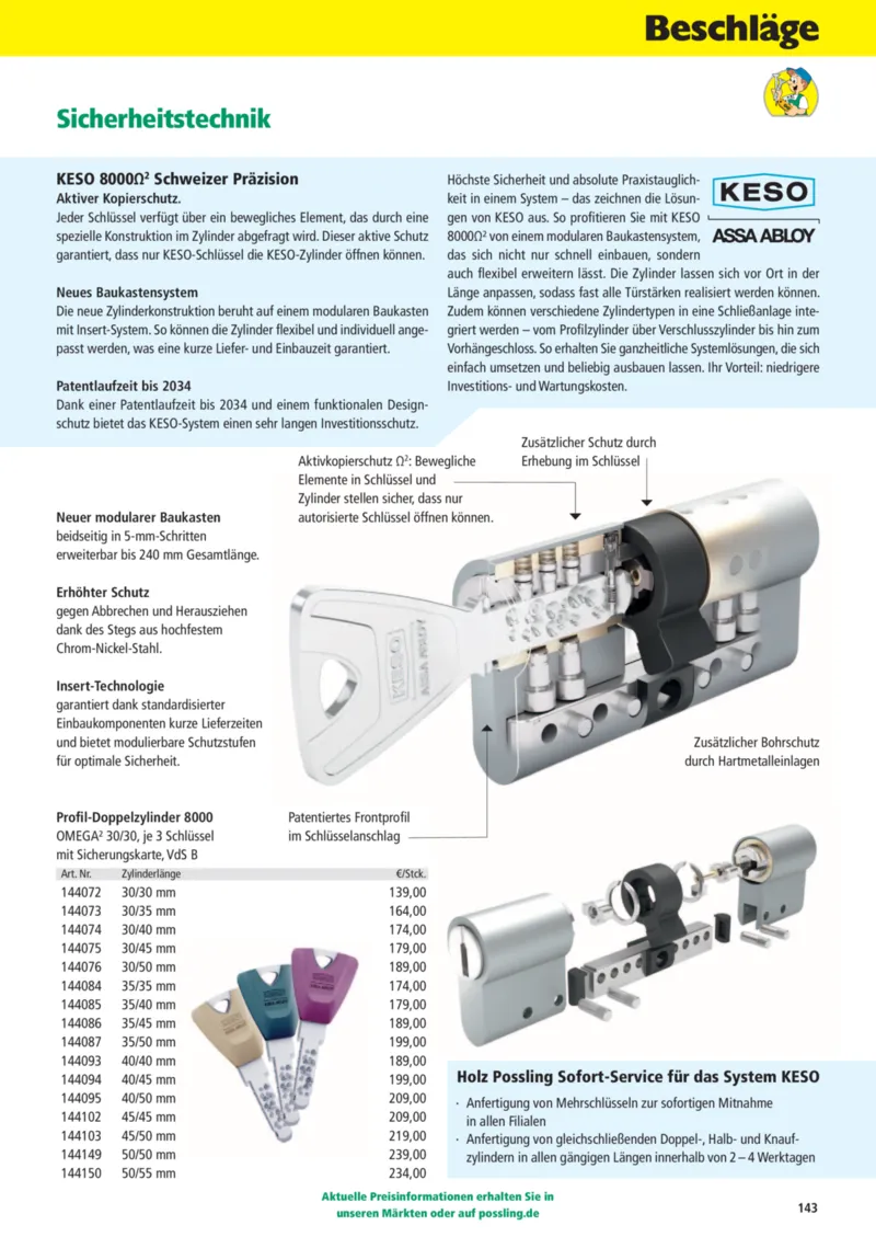 Holz Possling Prospekt vom 01.04.2026, Seite 143