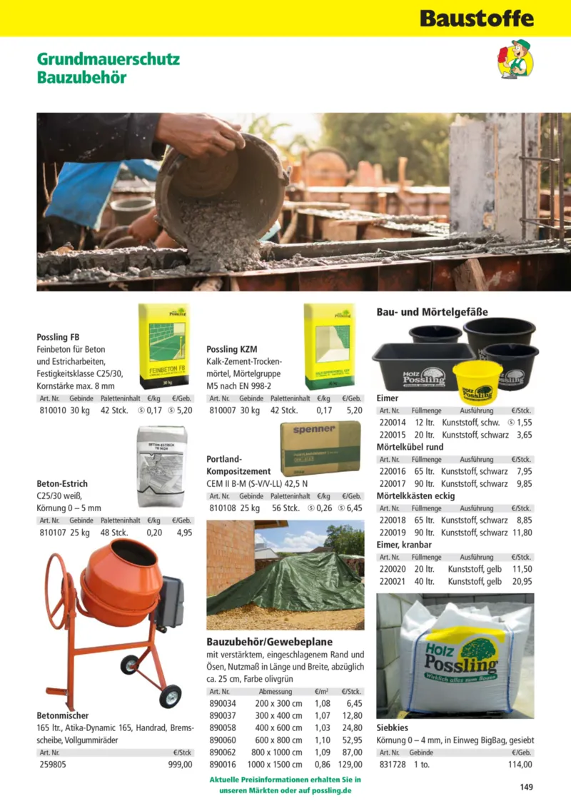 Holz Possling Prospekt vom 01.04.2026, Seite 149