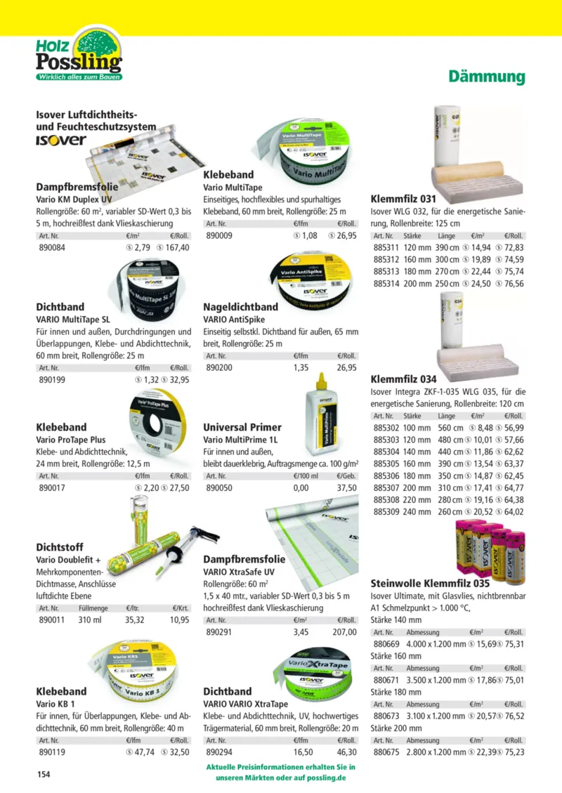 Holz Possling Prospekt vom 01.04.2026, Seite 154