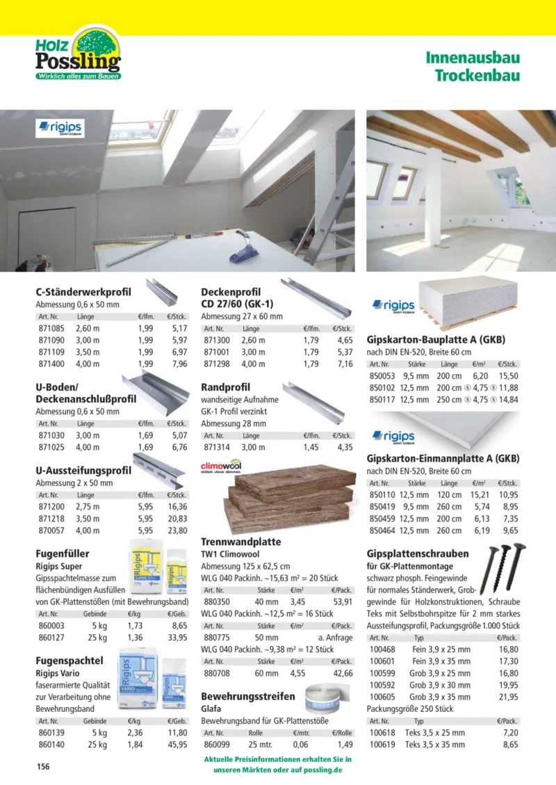 Holz Possling Prospekt vom 01.04.2026, Seite 156