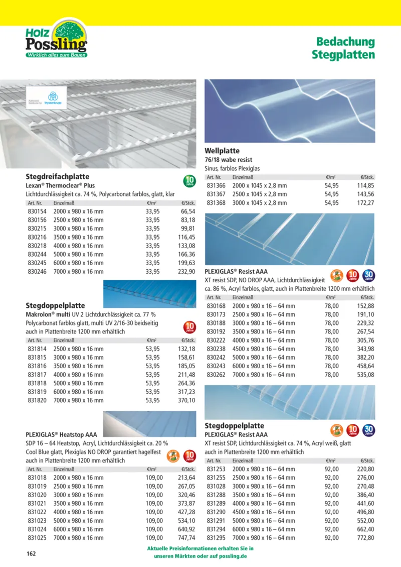 Holz Possling Prospekt vom 01.04.2026, Seite 162