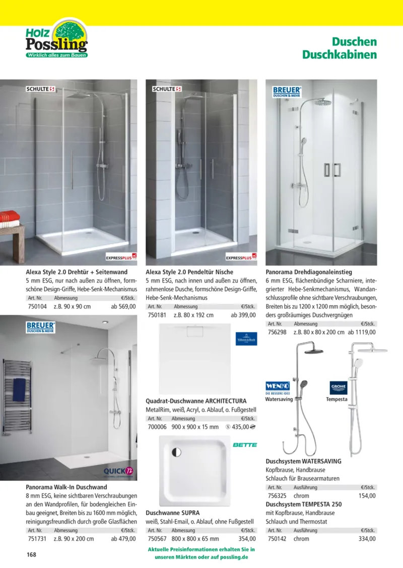 Holz Possling Prospekt vom 01.04.2026, Seite 168
