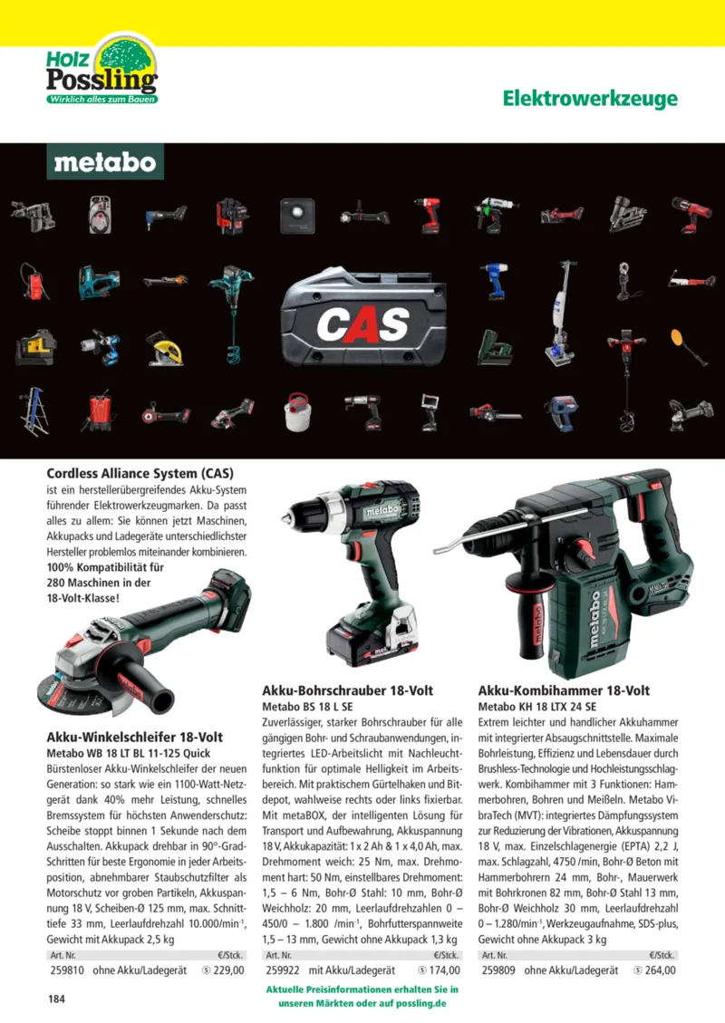 Holz Possling Prospekt vom 01.04.2026, Seite 184