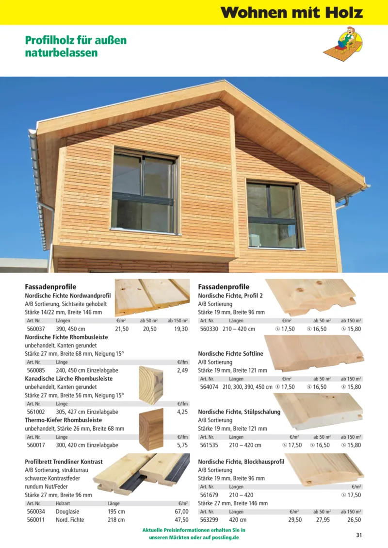 Holz Possling Prospekt vom 01.04.2026, Seite 31