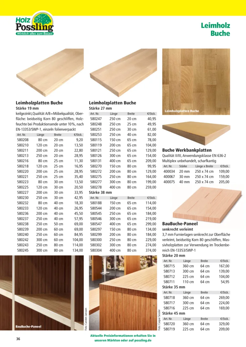 Holz Possling Prospekt vom 01.04.2026, Seite 36