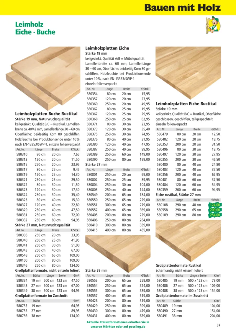 Holz Possling Prospekt vom 01.04.2026, Seite 37