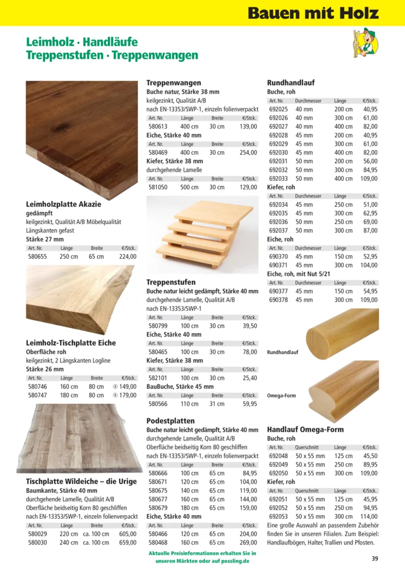Holz Possling Prospekt vom 01.04.2026, Seite 39