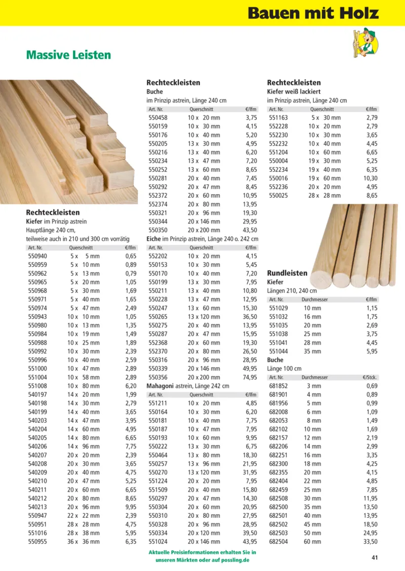 Holz Possling Prospekt vom 01.04.2026, Seite 41