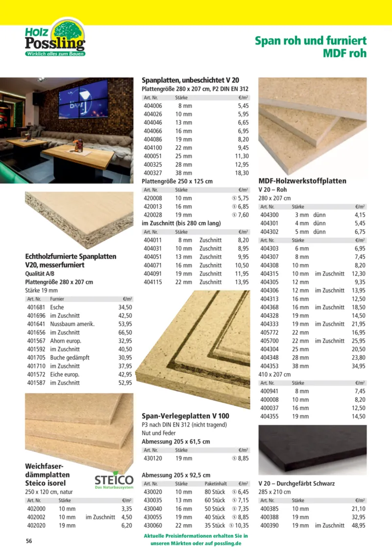 Holz Possling Prospekt vom 01.04.2026, Seite 56