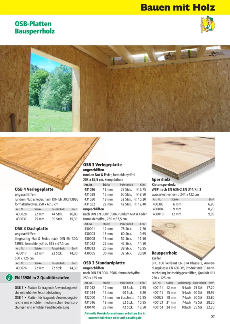 Holz Possling Prospekt vom 01.04.2026, Seite 57