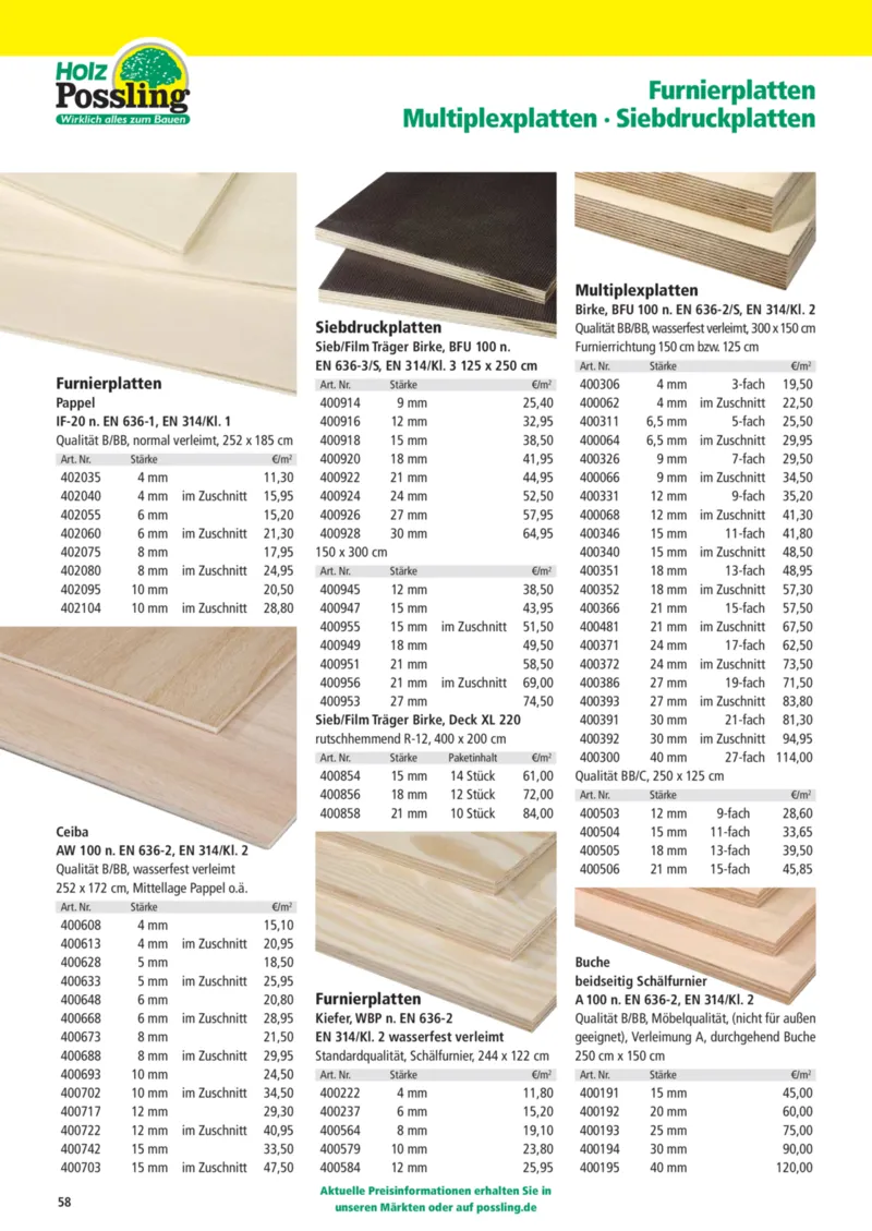 Holz Possling Prospekt vom 01.04.2026, Seite 58
