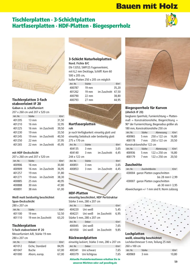 Holz Possling Prospekt vom 01.04.2026, Seite 59