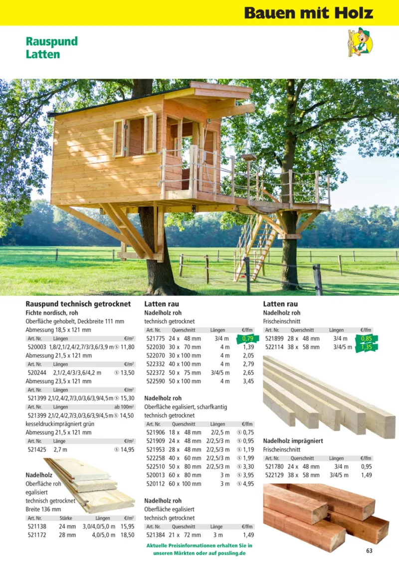 Holz Possling Prospekt vom 01.04.2026, Seite 63