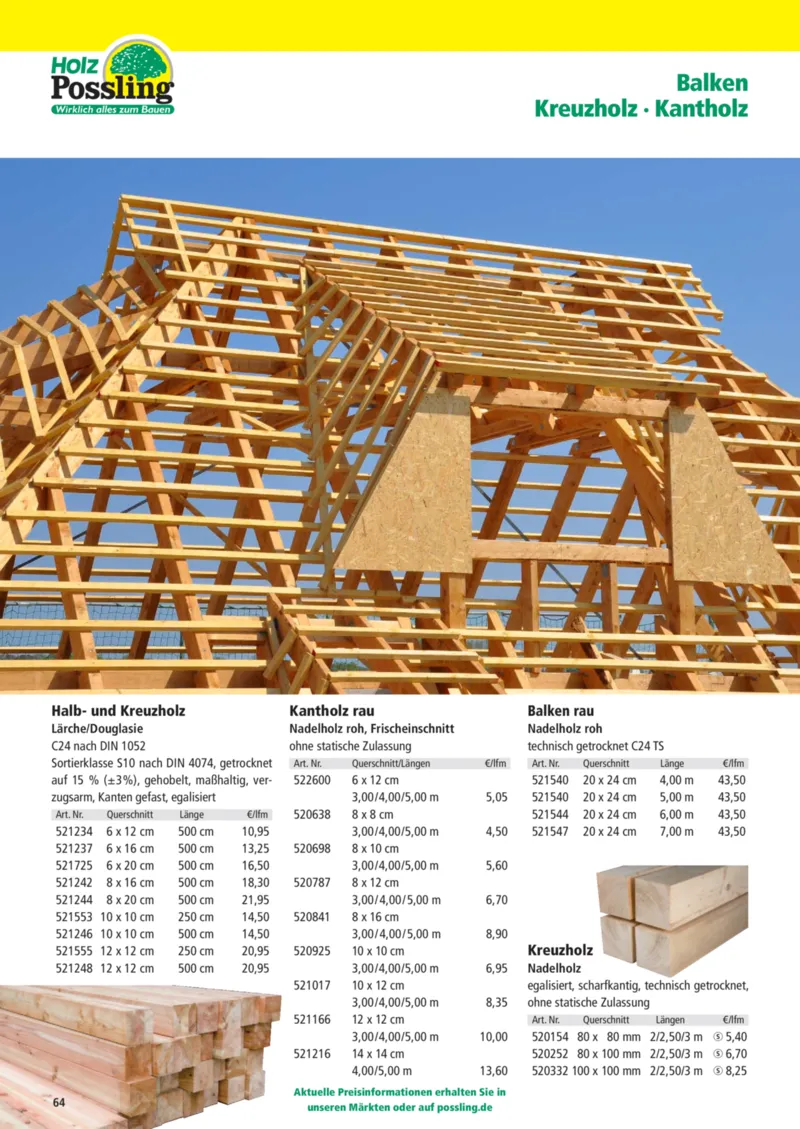 Holz Possling Prospekt vom 01.04.2026, Seite 64
