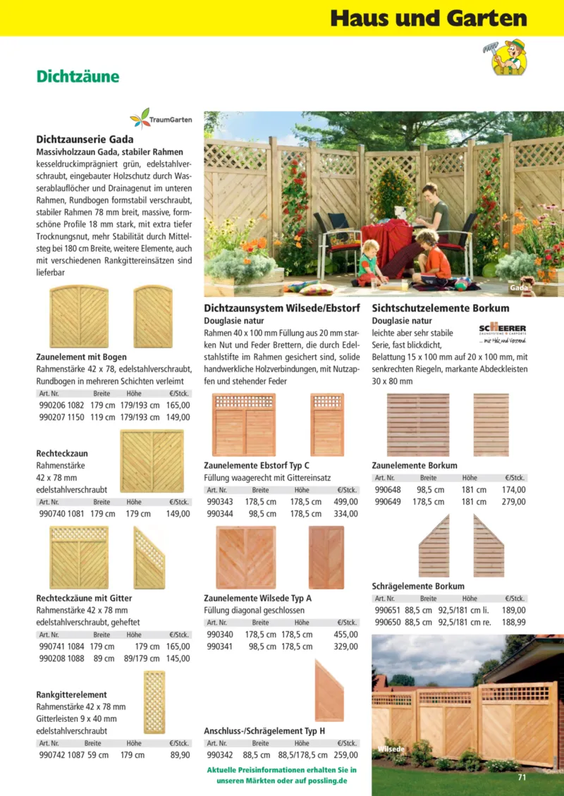 Holz Possling Prospekt vom 01.04.2026, Seite 71