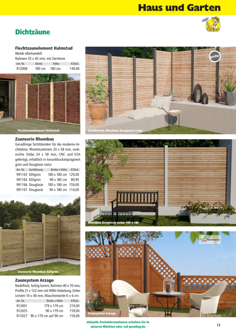 Holz Possling Prospekt vom 01.04.2026, Seite 73