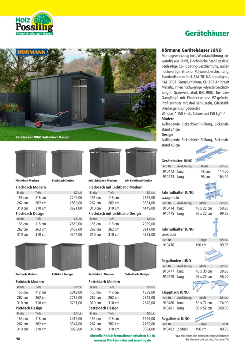 Holz Possling Prospekt vom 01.04.2026, Seite 98