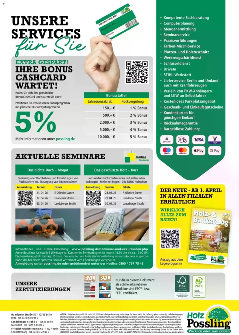 Holz Possling Prospekt vom 19.04.2026, Seite 8