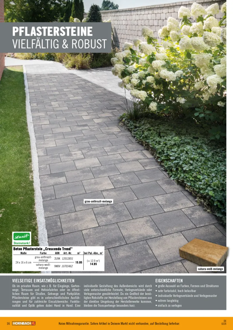 Hornbach Prospekt vom 01.01.2025, Seite 16
