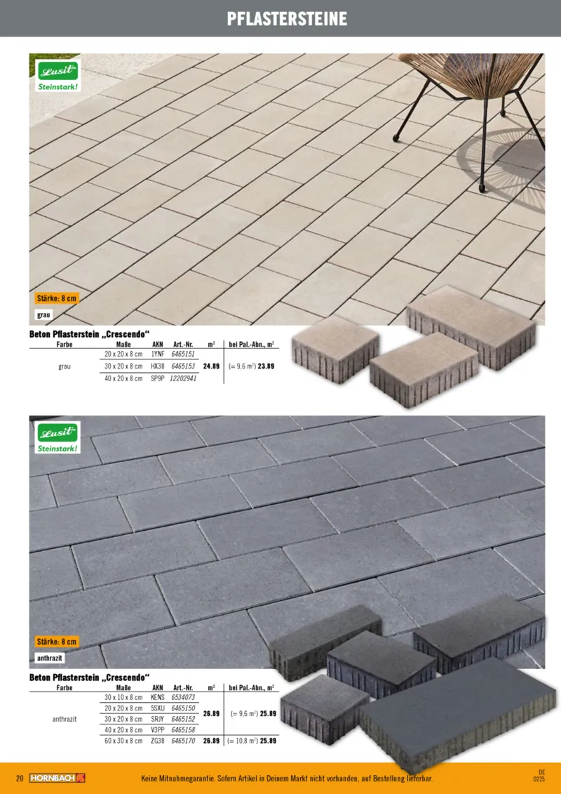 Hornbach Prospekt vom 01.01.2025, Seite 20