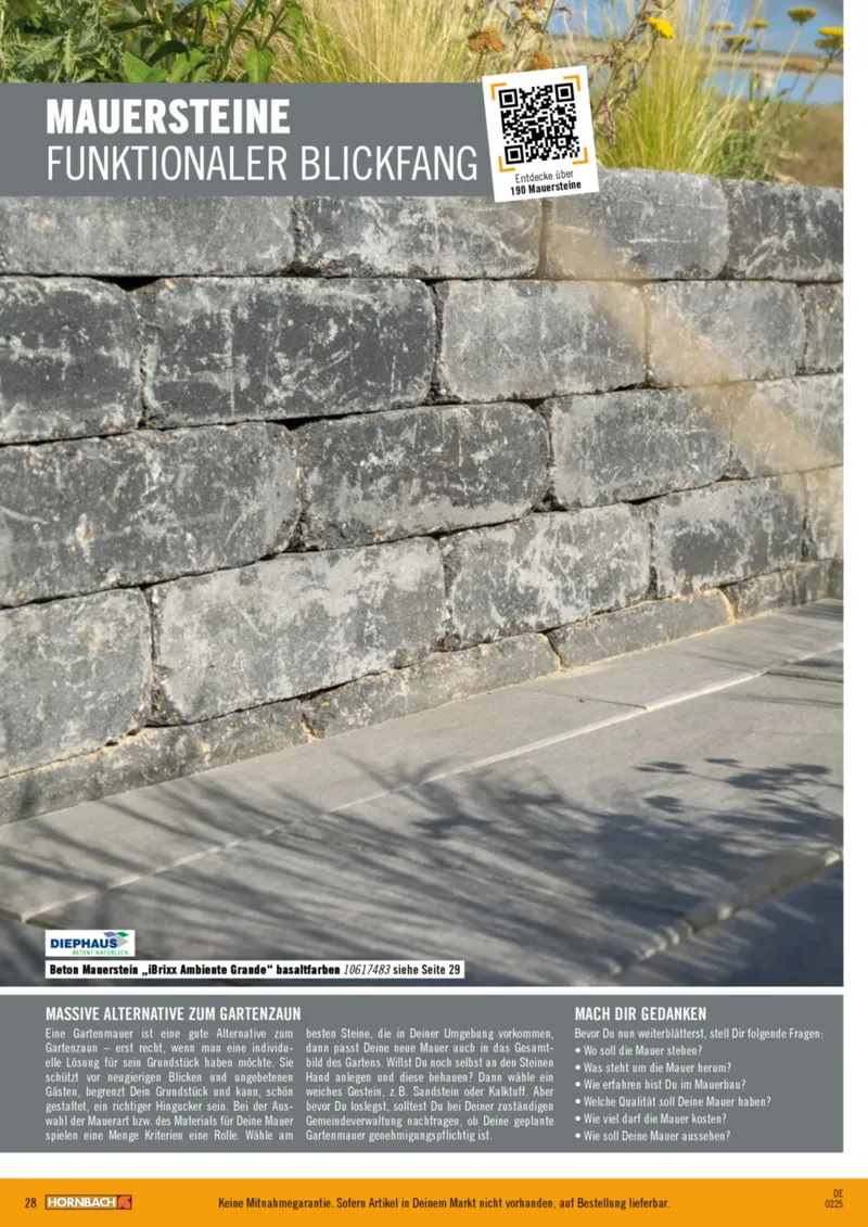 Hornbach Prospekt vom 01.01.2025, Seite 28