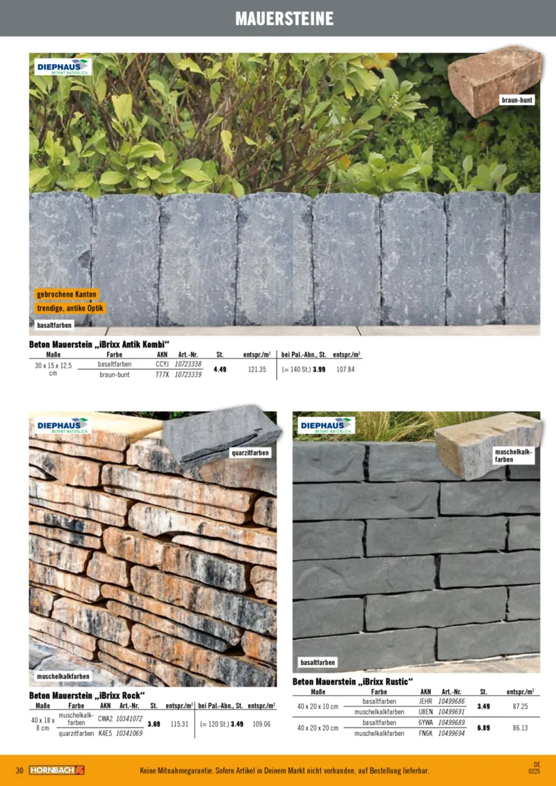 Hornbach Prospekt vom 01.01.2025, Seite 30