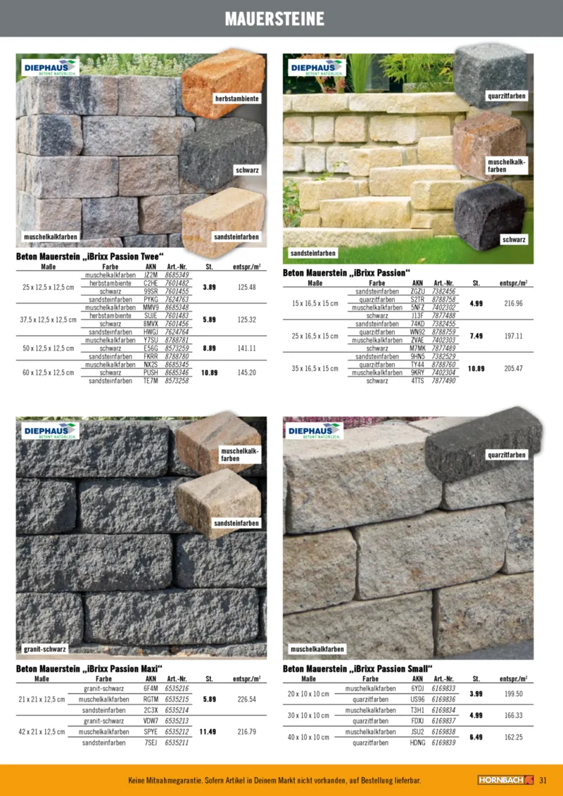 Hornbach Prospekt vom 01.01.2025, Seite 31