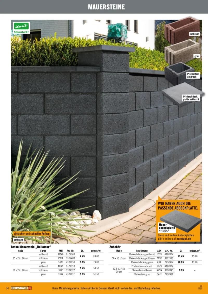Hornbach Prospekt vom 01.01.2025, Seite 34