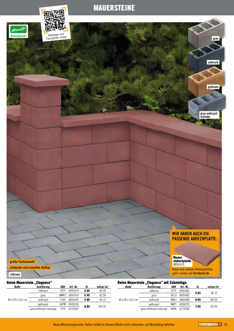 Hornbach Prospekt vom 01.01.2025, Seite 35